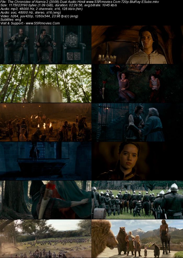 The Chronicles of Narnia 2 (2008) Dual Audio Hindi 480p BluRay 500MB Full Movie Download