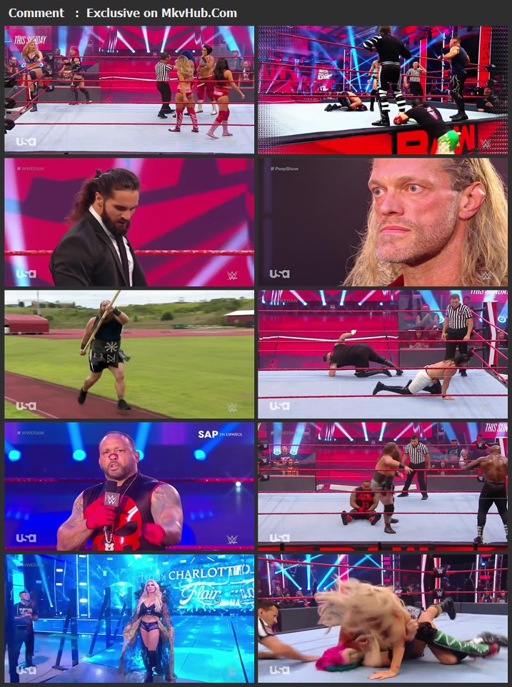 WWE Monday Night RAW 08 June 2020 HDTV 720 720p HDTV x264 1GB Download