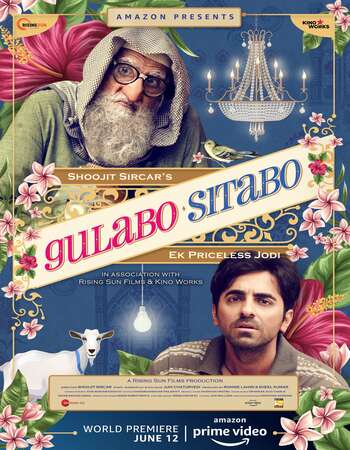 Gulabo Sitabo (2020) Hindi 480p HDRip x264 400MB Multi Subs Full Movie Download