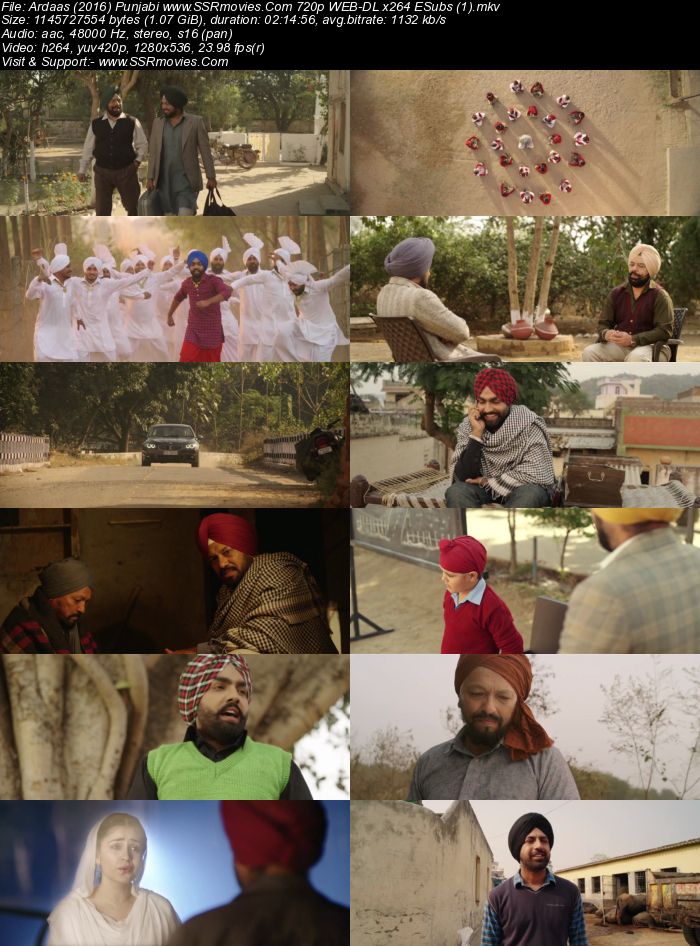 Ardaas (2016) Punjabi 480p WEB-DL x264 400MB ESubs Full Movie Download