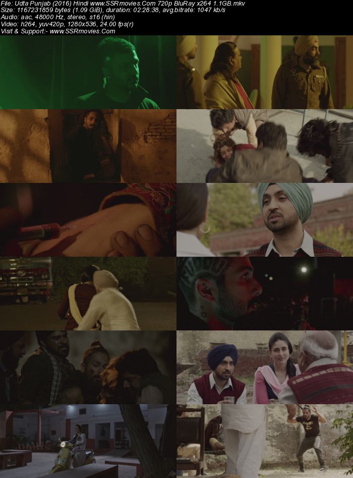 Udta Punjab (2016) Hindi 720p BluRay x264 1.1GB Full Movie Download