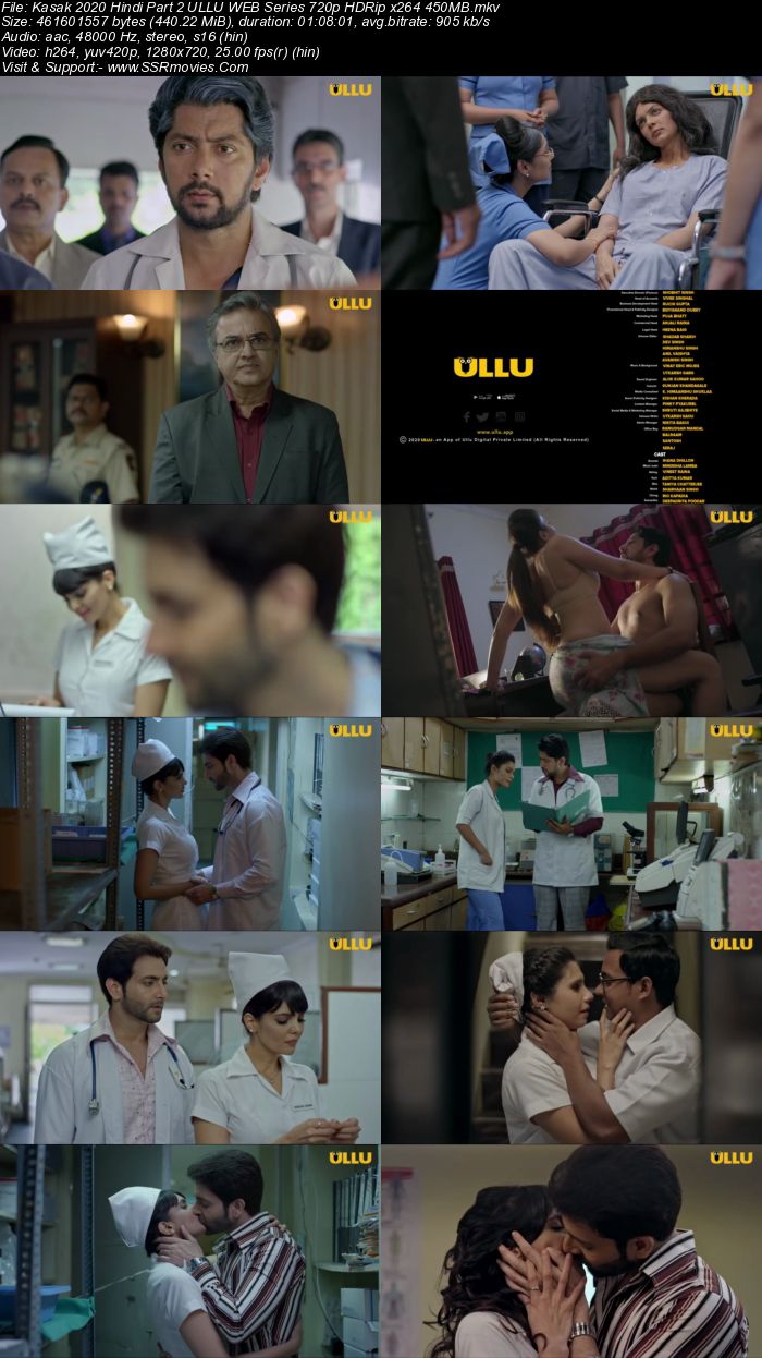 Kasak 2020 Hindi Part 2 ULLU WEB Series 720p 480p HDRip x264 450MB Download