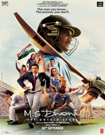 M.S. Dhoni: The Untold Story (2016) Hindi 480p BluRay x264 550MB Full Movie Download