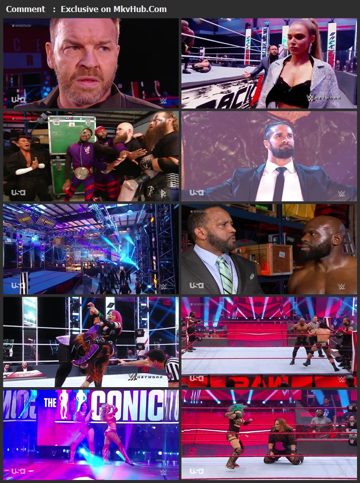 WWE Monday Night RAW 15 June 2020 HDTV 720 720p HDTV x264 1.1GB Download