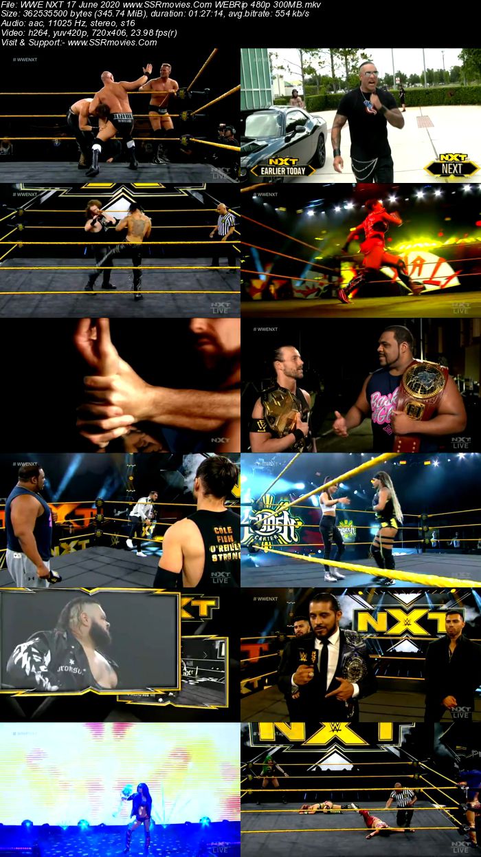 WWE NXT 17 June 2020 HDTV 480p Full Show Download