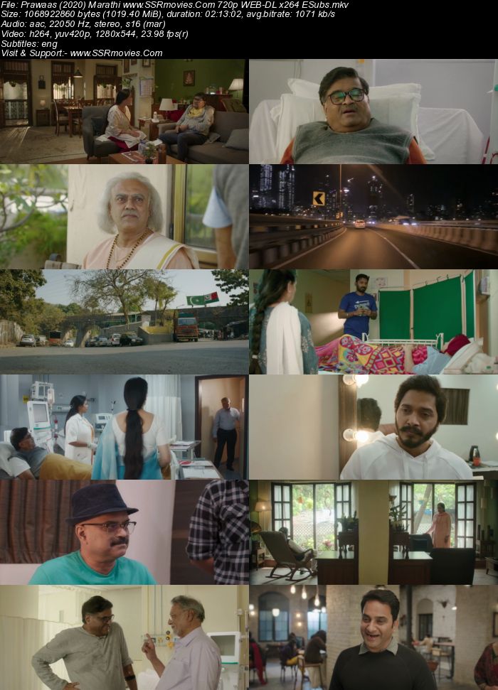 Prawaas (2020) Marathi 480p WEB-DL x264 400MB ESubs Full Movie Download