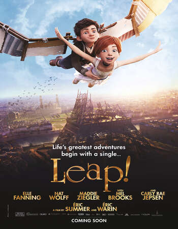 Leap! (2016) Dual Audio Hindi 480p BluRay x264 250MB ESubs Full Movie Download