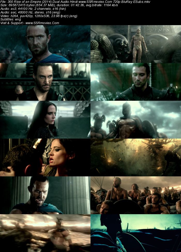 300: Rise of an Empire (2014) Dual Audio Hindi 720p BluRay 850MB Full Movie Download