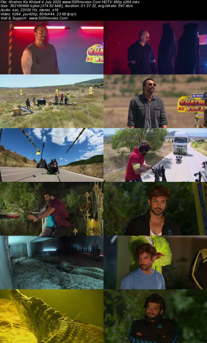 Khatron Ke Khiladi 4 July 2020 HDTV 480p x264 300MB Download