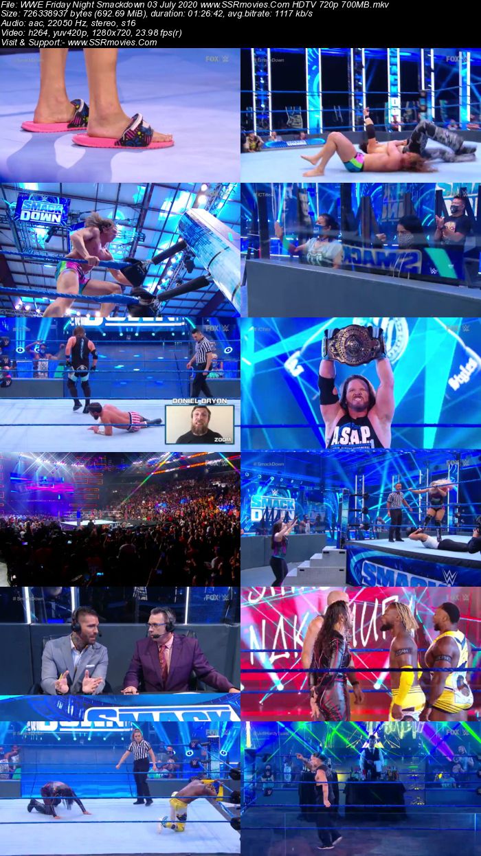 WWE Friday Night SmackDown 3 July 2020 Full Show Download