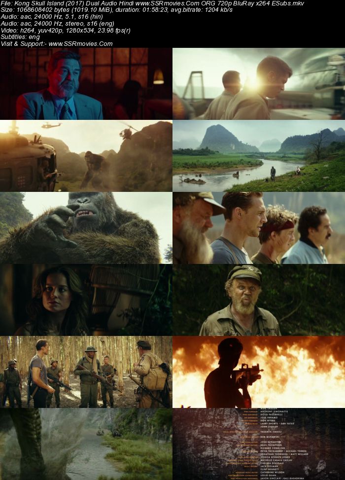 Kong: Skull Island (2017) Dual Audio Hindi 480p BluRay 350MB ESubs Full Movie Download