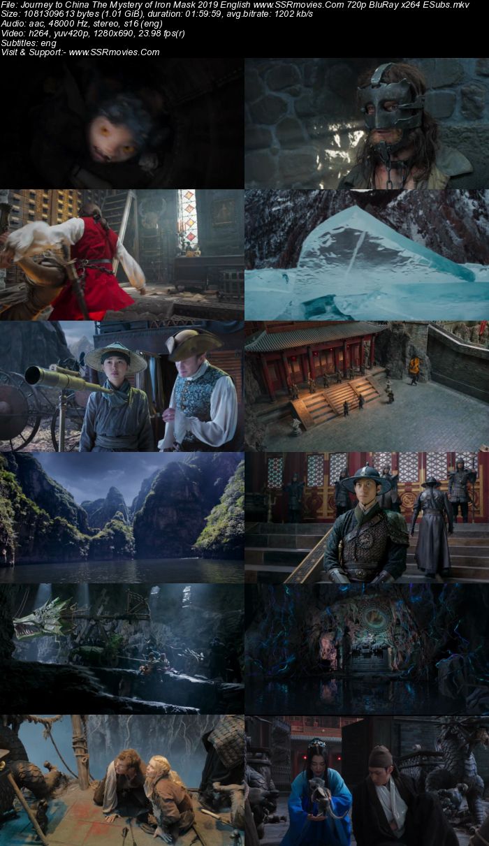 Journey to China: The Mystery of Iron Mask (2019) English 720p BluRay x264 1GB Full Movie Download