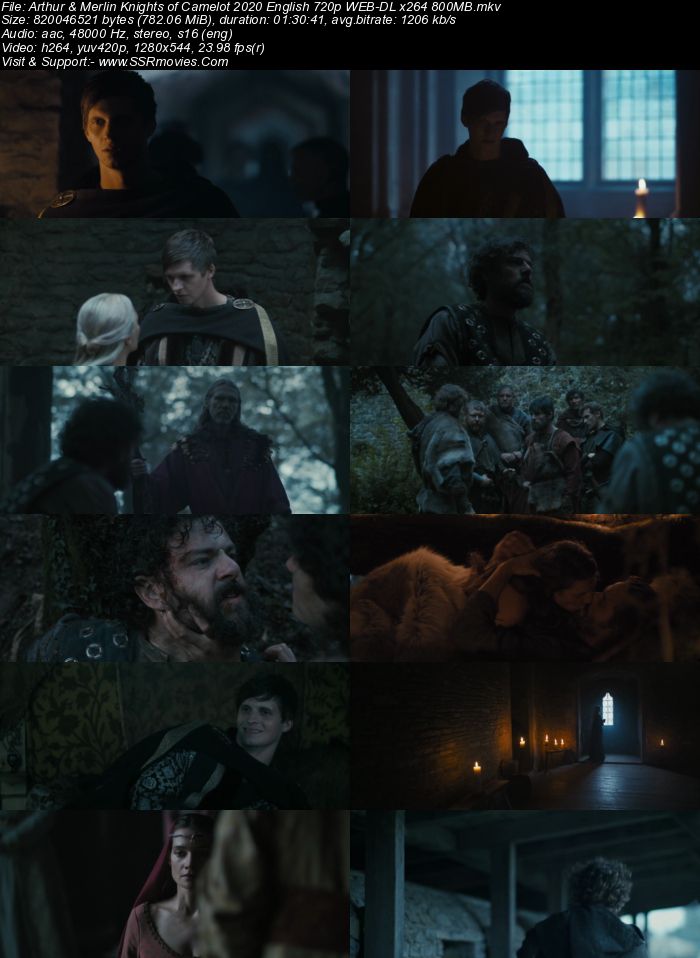 Arthur & Merlin: Knights of Camelot (2020) English 480p WEB-DL 300MB Full Movie Download