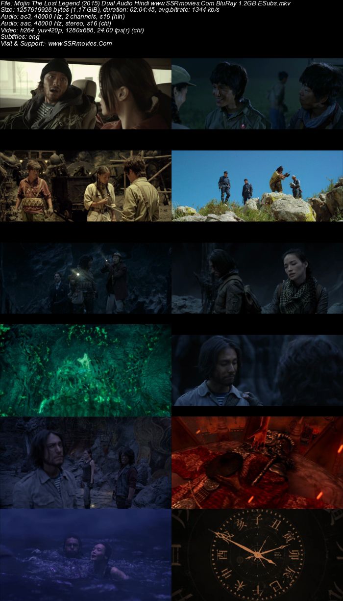 Mojin The Lost Legend (2015) Dual Audio Hindi 480p BluRay 400MB ESubs Full Movie Download