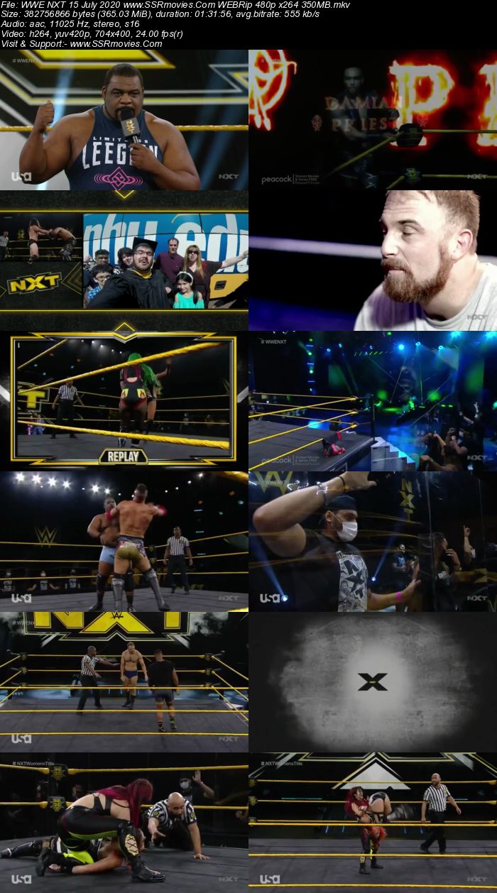 WWE NXT 15 July 2020 HDTV 480p Full Show Download