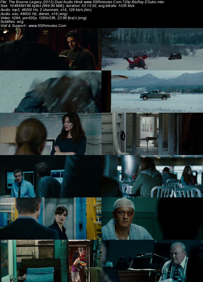 The Bourne Legacy (2012) Dual Audio Hindi 720p BluRay x264 1GB Full Movie Download