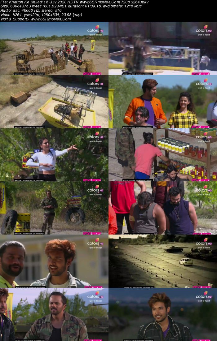 Khatron Ke Khiladi 18 July 2020 (Semi Finale) HDTV 720p 480p x264 300MB Download