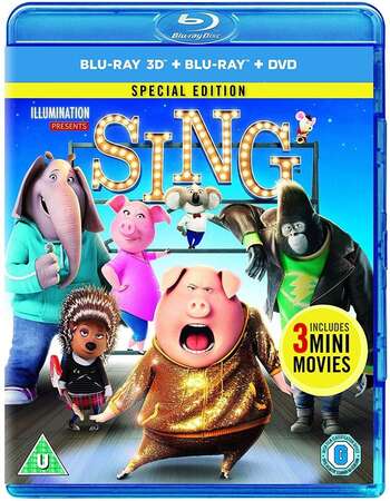 Sing (2016) Dual Audio Hindi 480p BluRay x264 300MB ESubs Full Movie Download