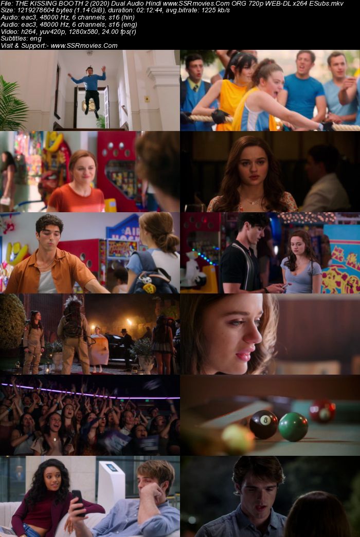 The Kissing Booth 2 (2020) Dual Audio Hindi 720p WEB-DL x264 1.1GB Full Movie Download