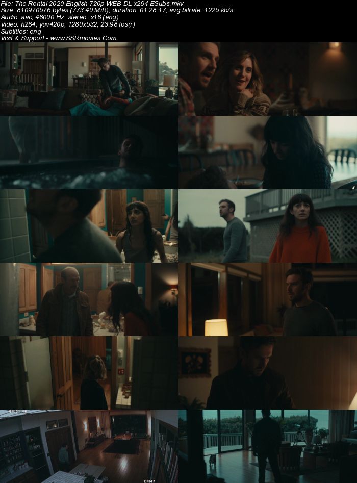 The Rental (2020) English 720p WEB-DL x264 750MB Full Movie Download