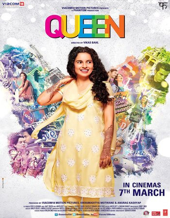 Queen (2013) Hindi 480p BluRay x264 450MB Full Movie Download