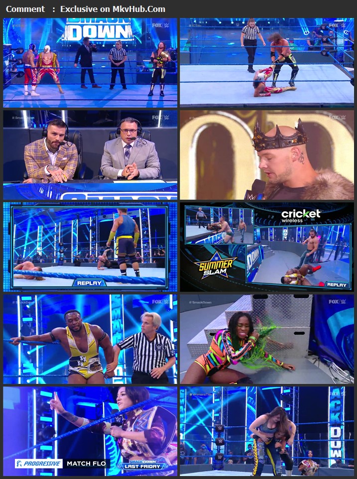 WWE Friday Night SmackDown 31 July 2020 720p HDTV x264 750MB Download