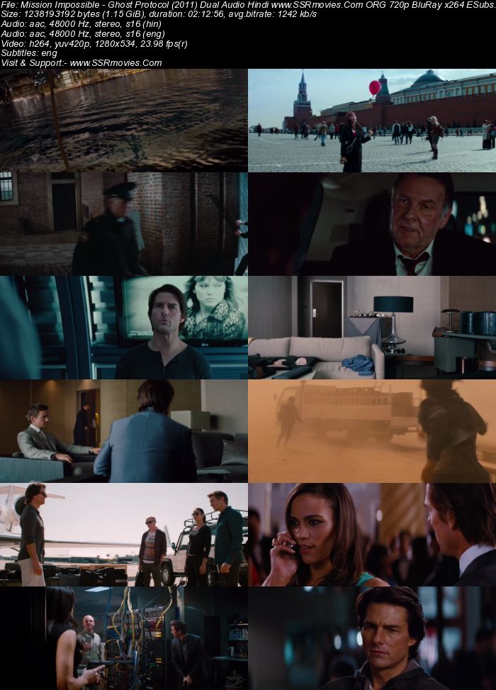 Mission Impossible (2011) Dual Audio Hindi 480p BluRay 450MB ESubs Full Movie Download