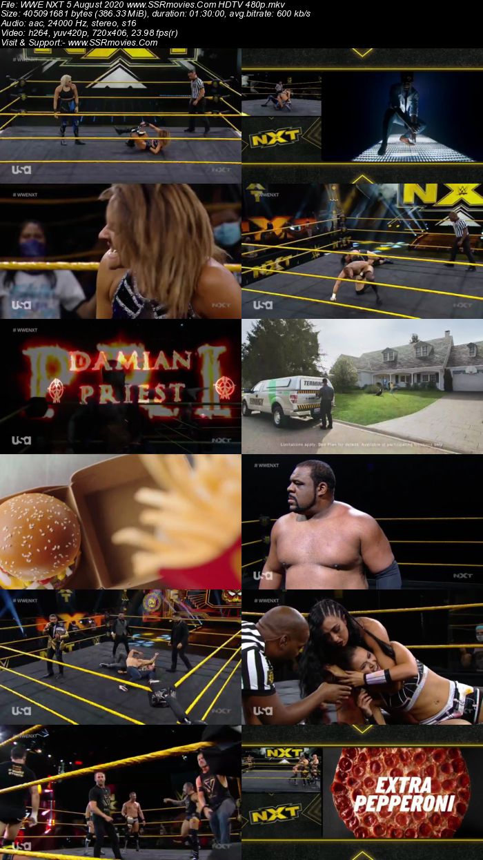 WWE NXT 5 August 2020 HDTV 480p Full Show Download