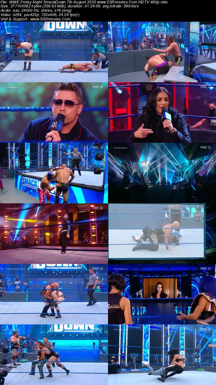 WWE Friday Night SmackDown 7th August 2020 Full Show Download