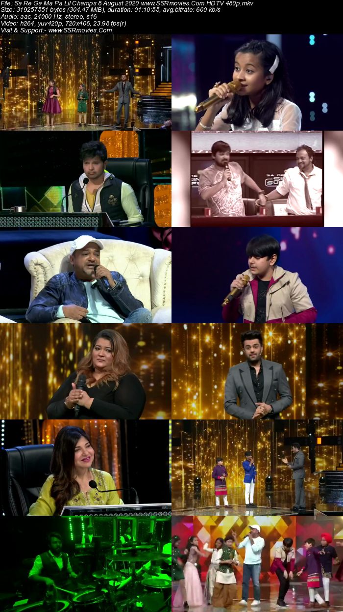 Sa Re Ga Ma Pa Lil Champs 8 August 2020 HDTV 480p 720p Download Sa Re Ga Ma Pa Lil Champs 8 August 2020 HDTV 480p 720p Download