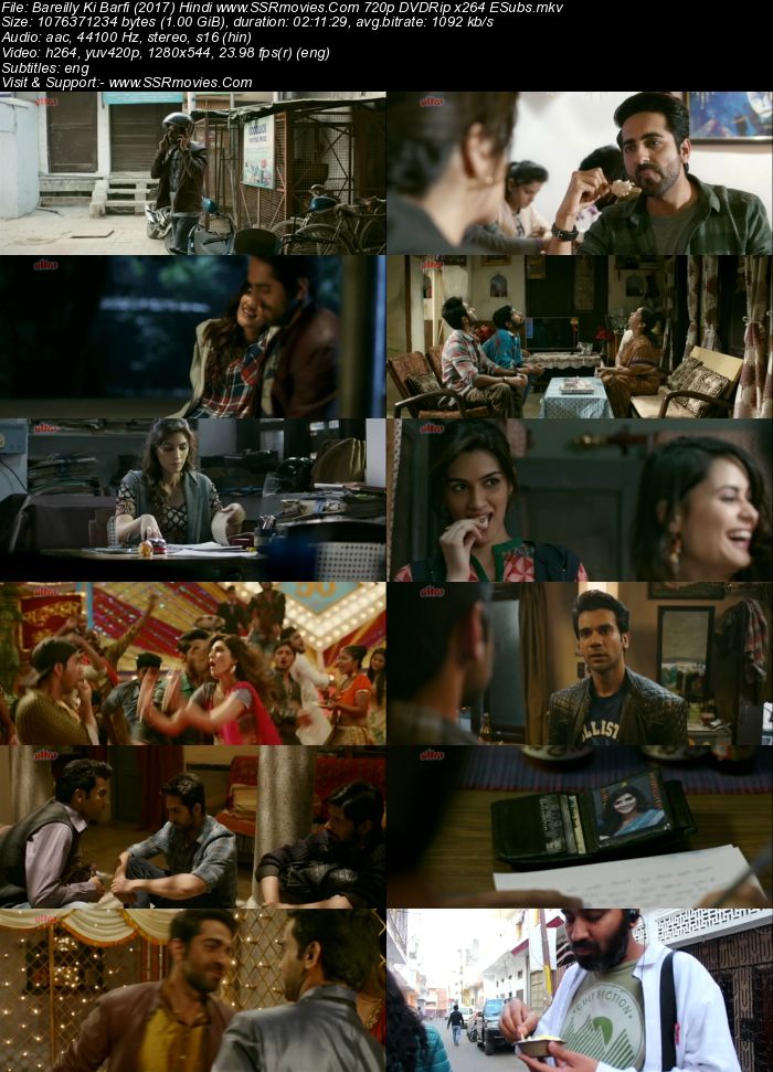 Bareilly Ki Barfi (2017) Hindi 720p DVDRip 1GB Full Movie Download