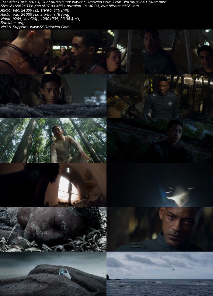 After Earth (2013) Dual Audio Hindi 720p BluRay x264 800MB Full Movie Download