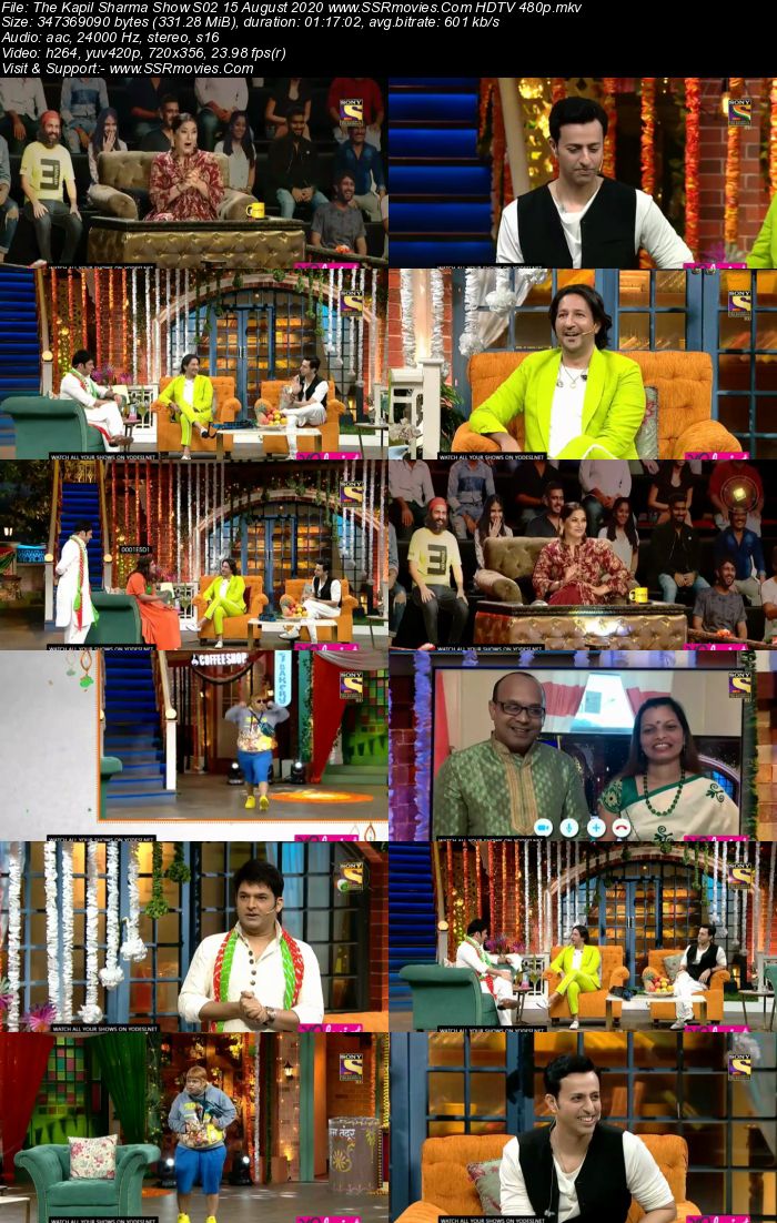 The Kapil Sharma Show S02 15 August 2020 Full Show Download HDTV HDRip 480p 720p