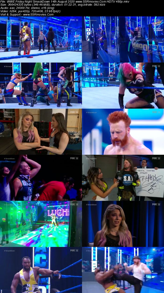 WWE Friday Night SmackDown 14th August 2020 Full Show Download