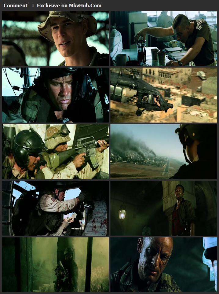 Black Hawk Down 2001 English 720p BluRay 1GB Download