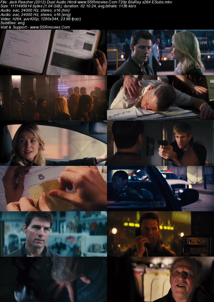 Jack Reacher (2012) Dual Audio Hindi 480p BluRay x264 400MB ESubs Full Movie Download