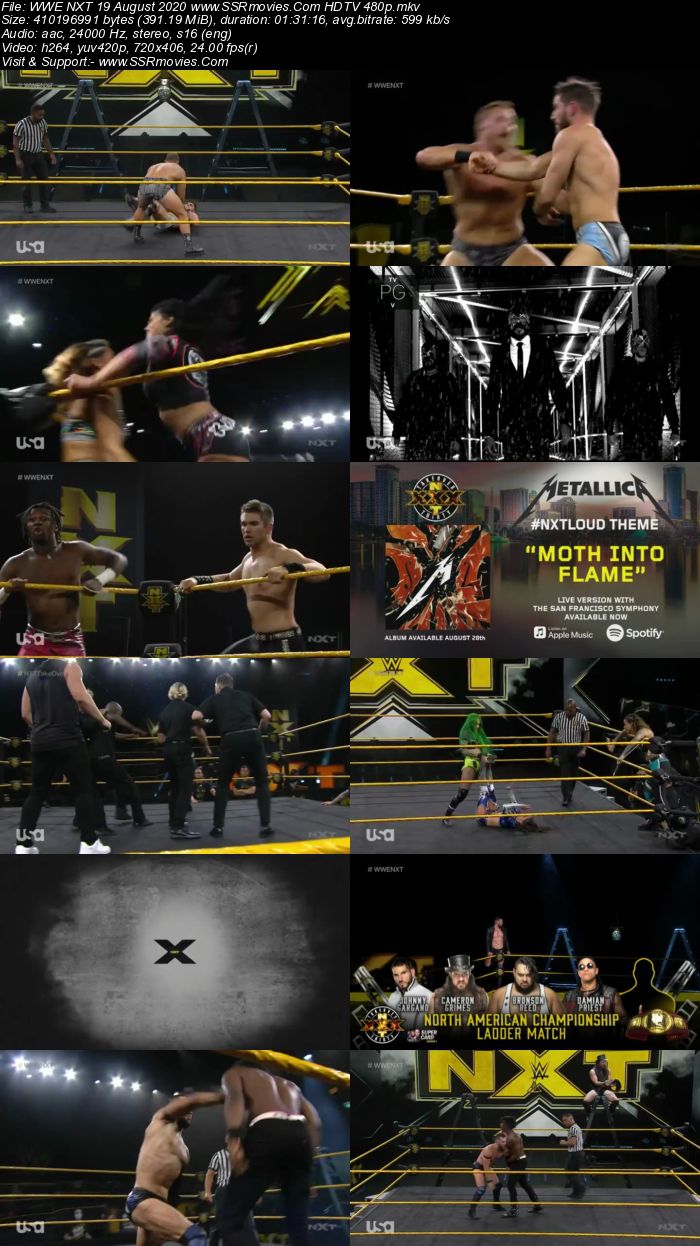 WWE NXT 19 August 2020 HDTV 480p Full Show Download