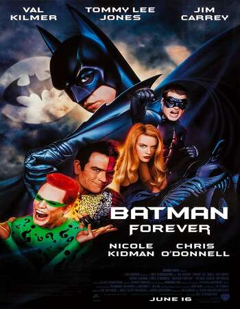 Batman Forever (1995) Dual Audio Hindi 720p BluRay 1GB Full Movie Download