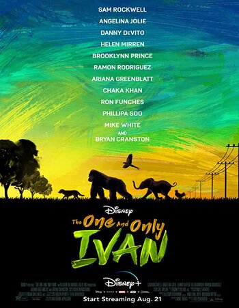 The One and Only Ivan (2020) English 480p WEB-DL x264 300MB ESubs Full Movie Download