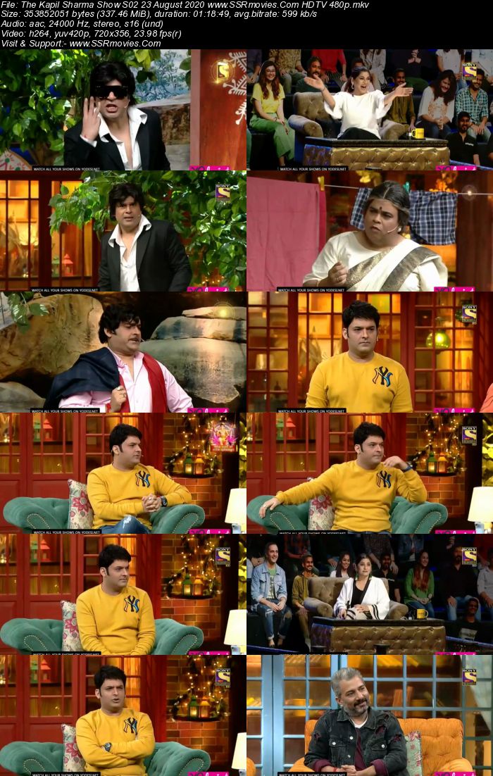 The Kapil Sharma Show S02 23 August 2020 Full Show Download HDTV HDRip 480p 720p