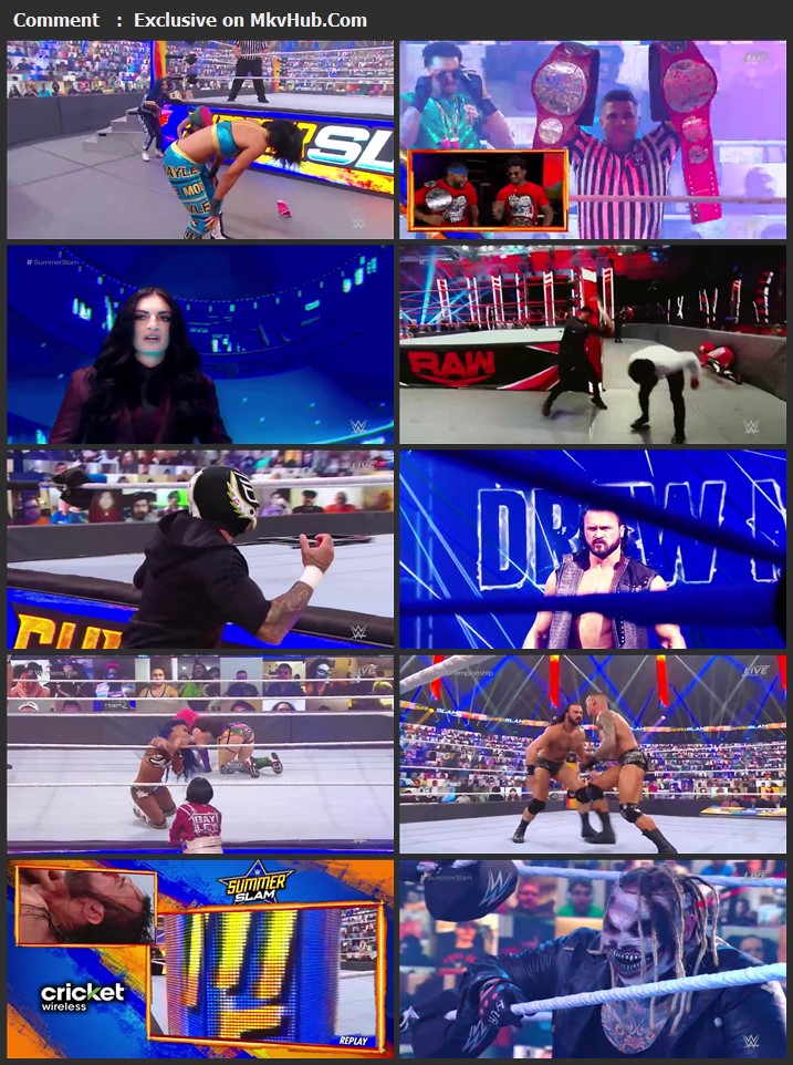 WWE SummerSlam 2020 720p PPV WEBRip x264 1.6GB Download