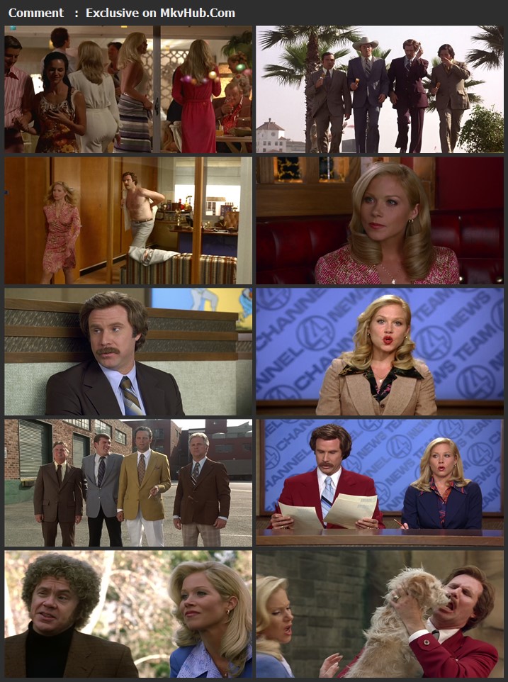 Anchorman: The Legend of Ron Burgundy 2004 English 720p BluRay 1GB Download