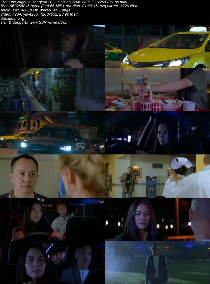 One Night in Bangkok (2020) English 720p WEB-DL x264 900MB Full Movie Download