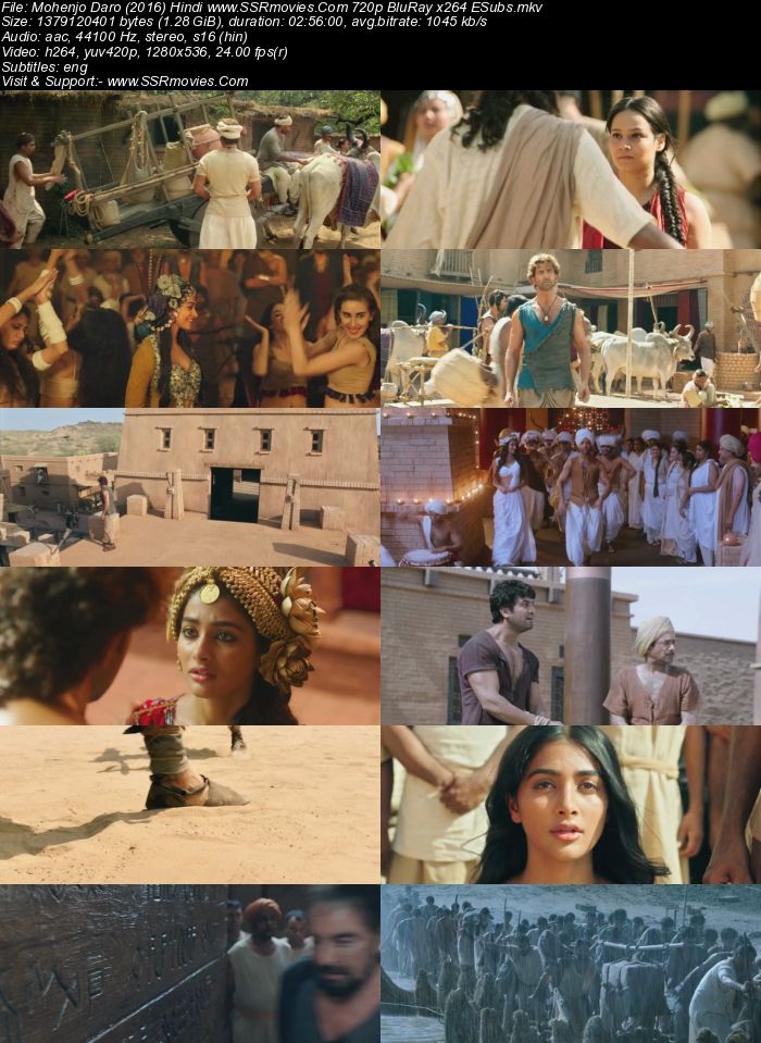 Mohenjo Daro (2016) Dual Audio Hindi 480p BluRay x264 550MB ESubs Full Movie Download