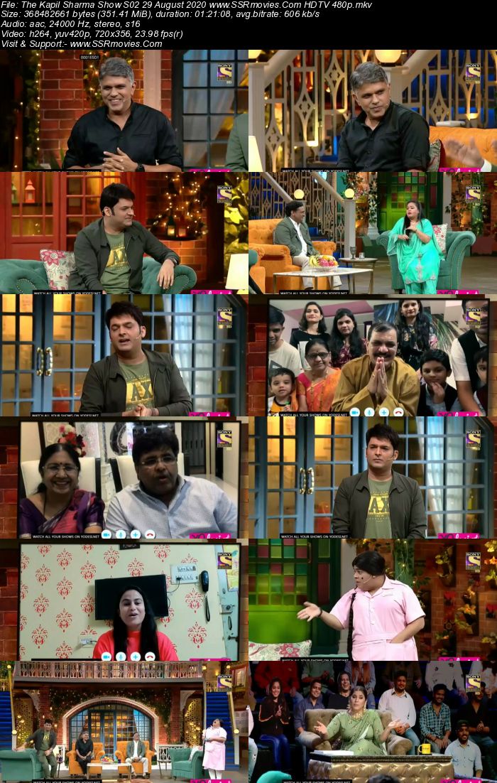 The Kapil Sharma Show S02 29 August 2020 Full Show Download HDTV HDRip 480p 720p