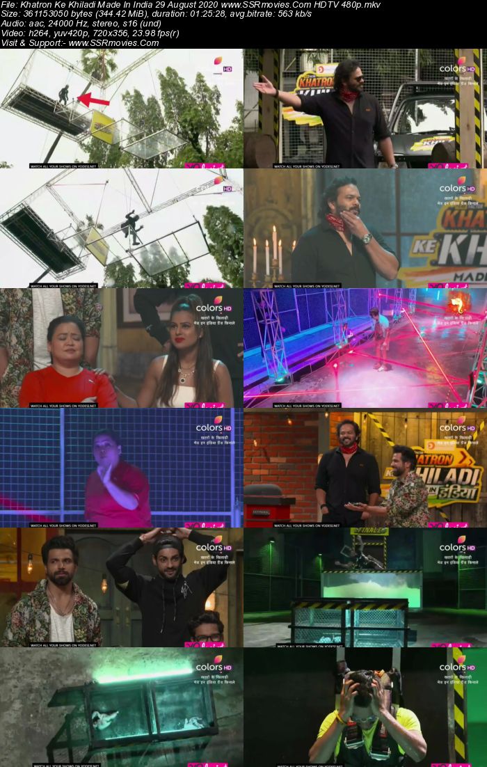 Khatron Ke Khiladi Made In India 29 August 2020 HDTV 480p 720p 300MB