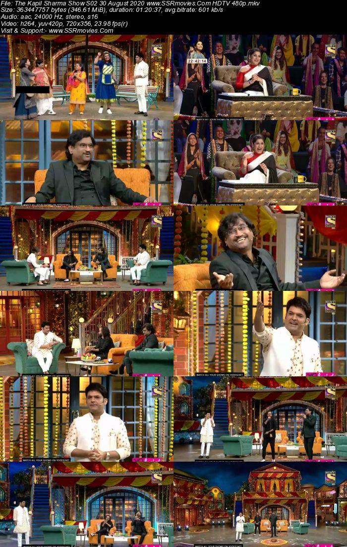 The Kapil Sharma Show S02 30 August 2020 Full Show Download HDTV HDRip 480p 720p