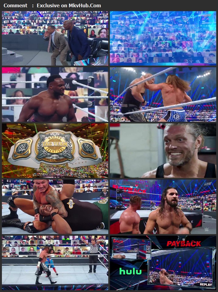 WWE Payback 2020 720p PPV WEBRip x264 1.3GB Download