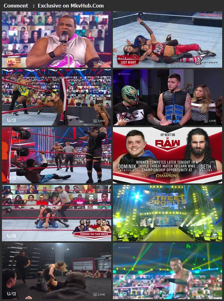 WWE Monday Night RAW 31 August 2020 720p HDTV x264 1.1GB Download