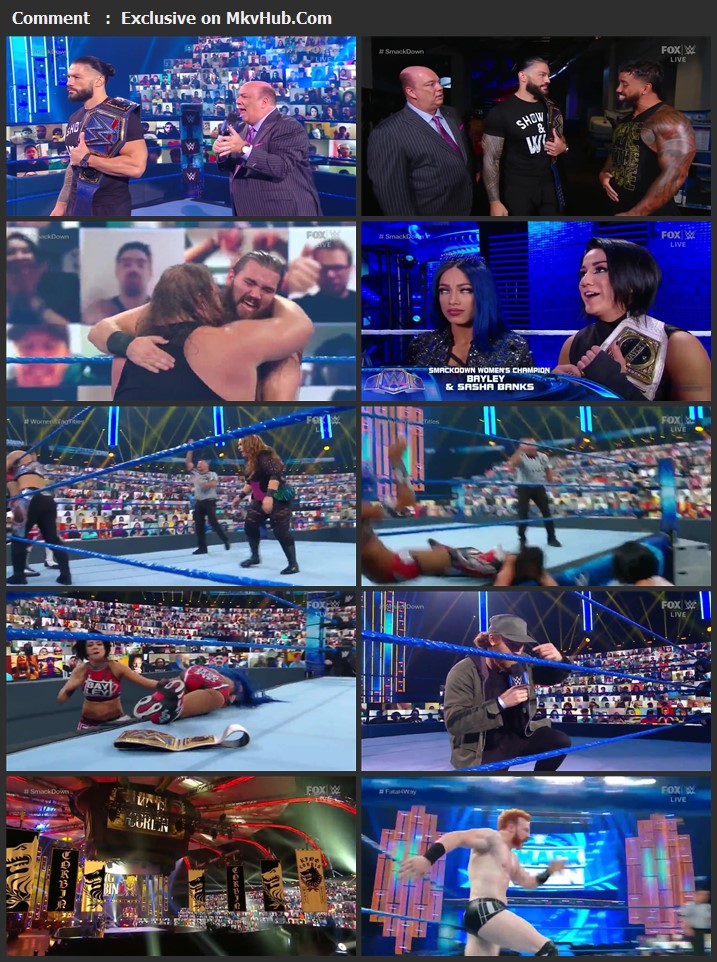 WWE Friday Night SmackDown 04 September 2020 720p HDTV x264 750MB Download